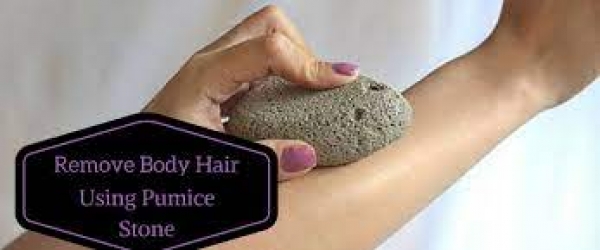 Uses of pumice stone for hair removal
